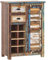 Woodkings® Highboard Wakefield Altholz massiv rustikal Hochkommode Design Weinschrank Weinregal Holzmöbel
