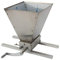 Getreidebrecher Schrotmühle,Edelstahl Getreidemühle Getreidequetsche Manuelle Getreidemühle Futtermühle Maismühle Grainmühle Heimbrauer Mühle Malzmühle