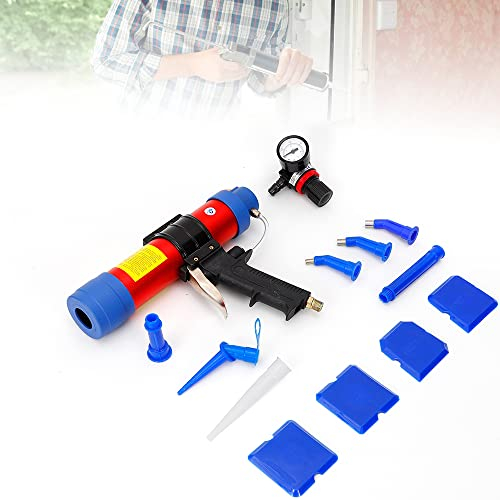DSYOGX Silikonspritz Druckluft Kartuschen Presse Kartuschenpistole Silikonpistole 310ml für Glas, Fenster und Türen