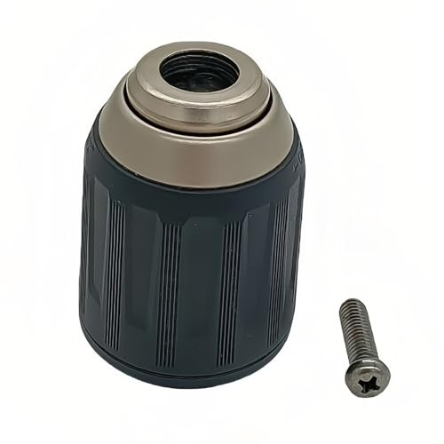 766008-1 766027-7 763241-6 Drill Chuck Keyless Replace for Makita 1/2 DHP484 DDF484 DDF482 BHP452 BDF453 BDF452 LXFD01 LXPH05Z XFD01RW DHP485 DDF446 XPH10 with Left Hand Chuck Screw 763193-1 763256-3
