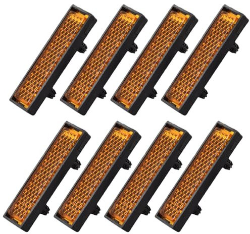 Pedalreflektoren, Pedal-Reflektoren, 8 Pedalreflektoren, Pedal-Reflektoren, Sicherheits-Nacht-Radfahren-reflektierendes Zubehör