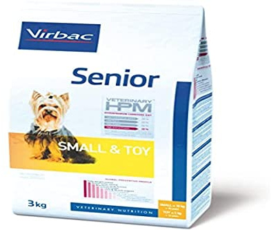 Virbac Veterinary HPM Vet Dog Senior S & Toy Nourriture pour Chien 7 kg