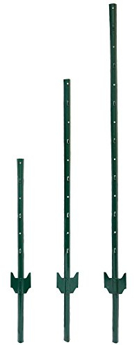 Niederberg Metall Postes para Vallas Mallas de Alambre 140cm