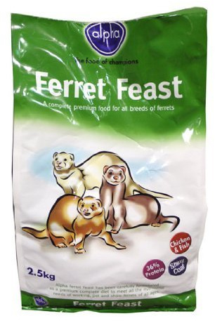 Alpha Ferret Feast 2.5kg 2500g by Alpha Feeds Ltd