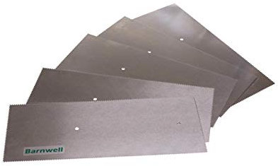 Barnwell 5 x Replacement 1.5mm V Notched Adhesive Trowel Blade