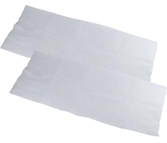 Fackelmann 9921350 Filter für Dunstabzugshaube, Filter für Dunstabzugshaube, Fettfilter, Polyester, Weiß, 114 cm x 47 cm, 2 Stück