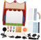 BRIGHTFUFU Schattenpuppenset Für Junge Mädchen Schattenpuppen-Hintergrund Puppentheater-Set Schattenpuppenspiel-zubehör Bastelset Für Schattenspiele Puppentheater Für Junge Mädchen
