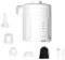 Mojimdo Portable Electric Air Pump for Inflatables, Rechargeable Battery Air Pump for Airbed 2-in-1 Portable Mini Vacuum Pump with 4 Air Nozzles and Storage Bag for Air Mattress, Pool