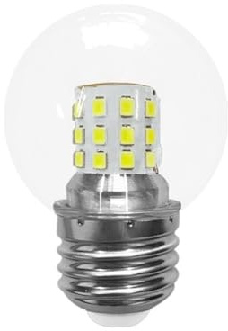 KJXP Lighting, Pack of 20, LED Corn Bulb AC220V 5W/7W/9W G45 E27/E14 Screw Household Pendant Light Source Small Bulb(Tri-Colour Change,E27 7W)