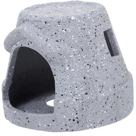 HOMOBABE Decorazione Per Acquario Ceramica Rifugio Per Pesci e Gamberi Caverna Per Nascondiglio Accessorio Per Pesci Tank Tw