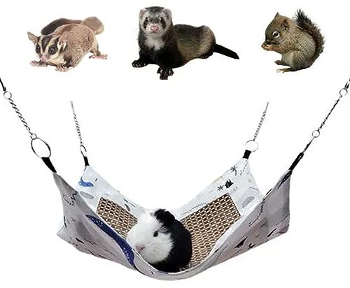 Hamaca de Hámster de Enfriamiento de Verano, Alfombra de Enfriamiento de Hamaca de Animales Pequeños Lindo Ratán para Hurón para Roedores para Hámster (Dinosaurio)