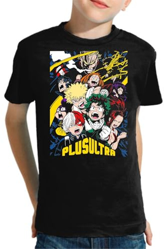 the Fan Tee Camiseta Infantil de Niño Niña Dibujos Animados My Hero Academia Deku Plus Ultra Boku no Hero 027 4 años