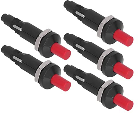 Bediffer Allumeur Piézo-électrique pour Gril, Bouton Poussoir Durable, Briquet de Cuisine pour la Cuisine en Plein Air, 5 Pièces