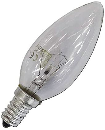 eDM 35432 Bombilla Vela, Clara, 60W E14 125V