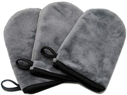 ZOLLNER24 3er Set Waschlappen Microfaser, 20x13 cm, waschbar