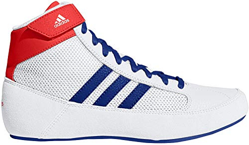 Adidas HVC Adult, Scarpe da Wrestling Uomo, Bianco Royal Rosso, 44 EU