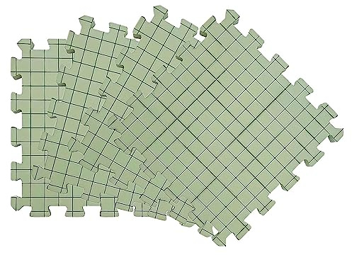 Onlynery Tapis de Blocage pour Tricot - Planches de Blocage Extra épaisses avec grilles | Planches de Blocage Extra épaisses de 12 x 12 Pouces Planche de Blocage au Crochet pour Crochet