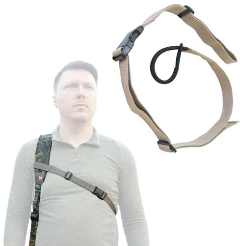 Stalker Sling Cord for Rifle or Shotgun Slings, Hands-Free Crossbody Chest Strap, Harness | Secures Your Gun on Your Back | Hands-Free Convenience I Climb, Crawl, Observe or Film with Ease