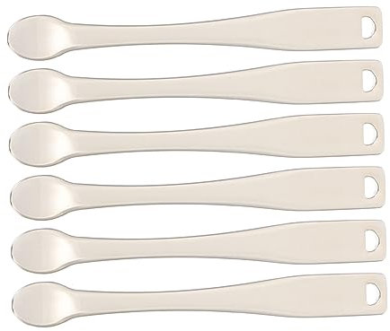 MERRYHAPY 6pièces Lot De Cuillères Pour Crème Visage Applicateur Cosmétique Léger Et Portable Pour Masques Faciaux Et Soins Peau