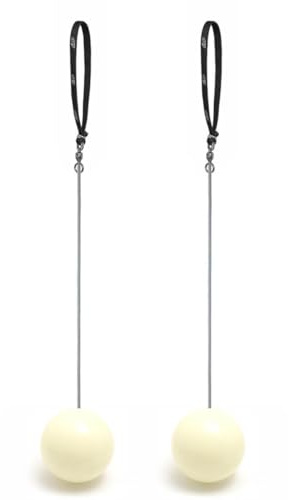 Play Juggling - Paire de Poi d'entraînement pour jongleurs - 70 mm - Disponible en Plusieurs Couleurs