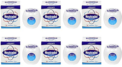 Neutradol Slow Release Gel, Air Freshener and Odour Eliminator, No Plug or Spray Needed, Original, Multipack of 6 x 135g
