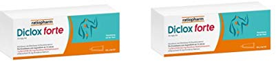 Diclox forte Schmerzgel im Sparset 2 x 100 g von ratiopharm: Lindert akute Rücken- und Gelenkschmerzen effektiv mit Diclofenac in der doppelten* Wirkstoffkonzentration