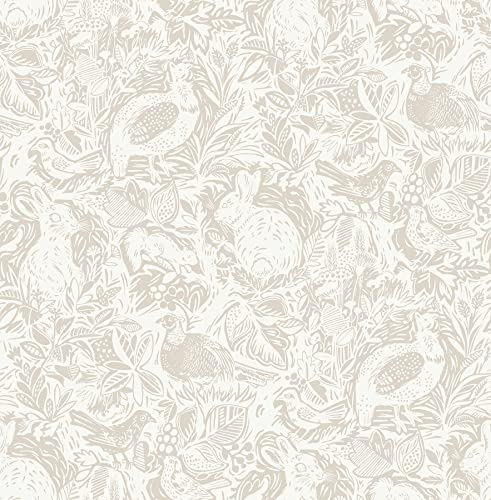 NuWallpaper Cream Terrene Peel & Stick Wallpaper, NUS4304