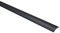 Effector Selbstklebend Übergangsprofil, 93 cm, 30x5 mm, Schwarz, Übergangsprofil Höhenausgleich, Übergangsleiste, Gewölbt Türschwellen Leiste
