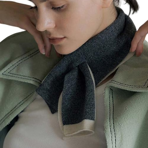 XBOKA Caldo lavoro a maglia sciarpa corta per il vestito da ufficio decorativo scaldacollo scialle donna scaldacollo sciarpa incrociata all'aperto coperta