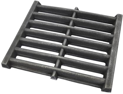 SEZAM Parrilla de hierro fundido para horno, 30 x 26 cm, diferentes diámetros, rejilla para chimenea, parrilla para chimenea, rejilla para horno, rejilla de carbón