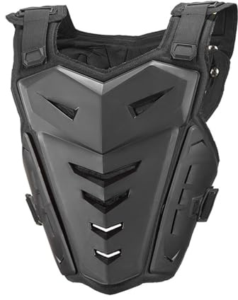 Protective Motorcycle Vest - Chest Back Riding Guard, Adjustable Lightweight Safety Insert, breathable for Breathable Gear | Motorbike Racing For Men Outdoor Sports Protection
