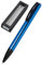 ONLINE Drehkugelschreiber Vision Magic mit internat. Großraummine Strichstärke M (mittel), Schreibfarbe schwarz, aus Aluminium im Metallic-Look, in hochwertiger Geschenkbox | Farbe: Blau