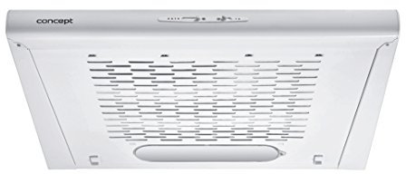 Concept OPP 1060 Semi-intégrée (semi-encastrée) Blanc 320m³/h - Hottes (320 m³/h, recirculation, 54 dB, 65 cm, 75 cm, Semi-intégrée (semi-encastrée))