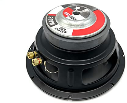 Potente subwoofer KDX1000 de 10 Pulgadas (250mm) con Cono de Mica y una Potencia máxima de 200W y Potencia RMS de 100W. Ideal para realzar los Graves en su vehículo. 1 Unidad