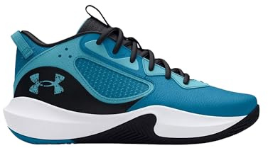 Under Armour Lockdown 6 - Zapatillas de Baloncesto para Hombre, (401) Capri/Negro/Azul Cielo, 12 Women/10.5 Men