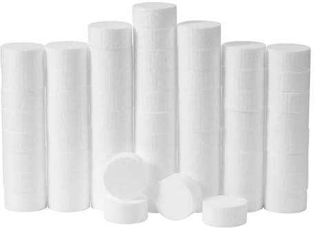 FFchuanhe 2 Inch 64-Pack Foam Circles for Crafts (1 Inch Thick), Foam Discs for DIY Projects, Cakes and Decorations, Sculpture, Modeling, Arts and Crafts Supplies