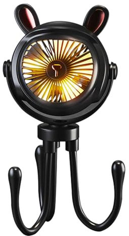 Ventilador De Carrito - Ventilador Octopus | Ventilador Eléctrico | Ventilador Eléctrico USB Con Trípode | Ventilador Portátil De Mano Para Cochecito | Herramienta De Enfriamiento De Batería De 5