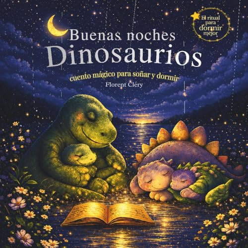 Buenas noches Dinosaurios: Cuento mágico para soñar y dormir | Rutina de sueño infantil para niños de 2 a 6 años