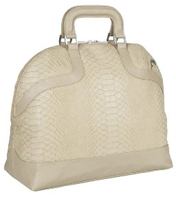 Lässig Wickeltasche Tender Bowler Bag, Snake Beige