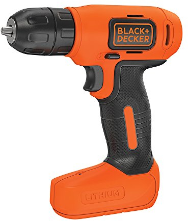BLACK+DECKER Compact Cordless Drill Lithium-Ion 7.2V BDCD8