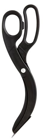 Fante's Cousin Gilda's Pizza Chef's Scissors, Scratch-Free Nylon, Black