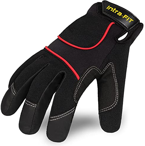 Intra-FIT Arbeitshandschuhe Schutzhandschuhe für die Arbeit EN388 Bauhandschuhe Kunstleder MechanicsHandschuhe