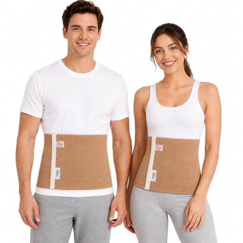 proslim T-active Merino Wool Kidney Warmer for Men and Women - Heat Belt for Back, Hip and Belly - Elastic Thermal Belt to Relieve Back Pain, Protection Against Cold and Draughts, as illustrated, 3 (S