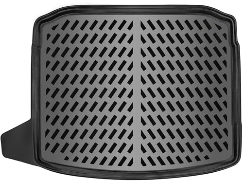 ELMASLINE 3D Bandeja de Maletero para VW TIGUAN (II) 2 2016-2025 Piso estándar rebajado (AD1) No es Compatible con híbridos enchufables | Protector de Maletero a Medida | Borde Extra Alto
