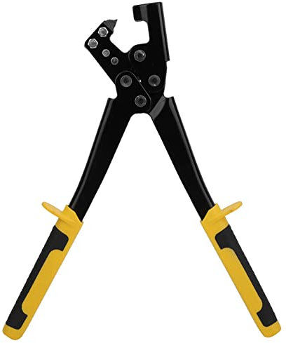 Steel Stud Crimper, Light Steel Keel Fixed Punching Pliers Handle Stud Crimper Framing Tool for Decoration Ceiling, for Fixing Light Steel Keels with Wall Thickness of 0.5-0.8MM