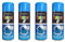 SDMAX Blue Gloss Aerosol Spray Paint, Durable & Gloss Finish, Non-Cracking, Quick-Drying, Easy To Use, Lightweight And Portable, Interior & Exterior Use, 250ml (4PCS)