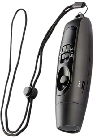 Silbato electrónico para entrenadores, silbato de mano - Gadget de silbido multipropósito ajustable 3 diferentes mano de mano ruidosa | SHATE SEGURIDAD DE AUTOURA SHAPED USB recargable con cordón y lu