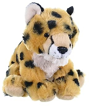 Wild Republic Cuddlekins Mini Bébé Guépard, Animal en Peluche, 20 cm, Cadeau pour Bébés, Peluche Écologique, Rembourrage Fabriqué à Partir de Bouteilles d’Eau Recyclées