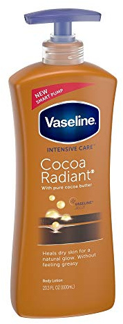 Vaseline Total Moisture Lotion 20.3oz Cocoa Radiant Pump (2 Pack)