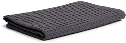 möve Piquée Duschtuch 70 x 140 cm aus 100% Baumwolle, graphite